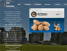 Tablet Screenshot of hotpotatoes.de